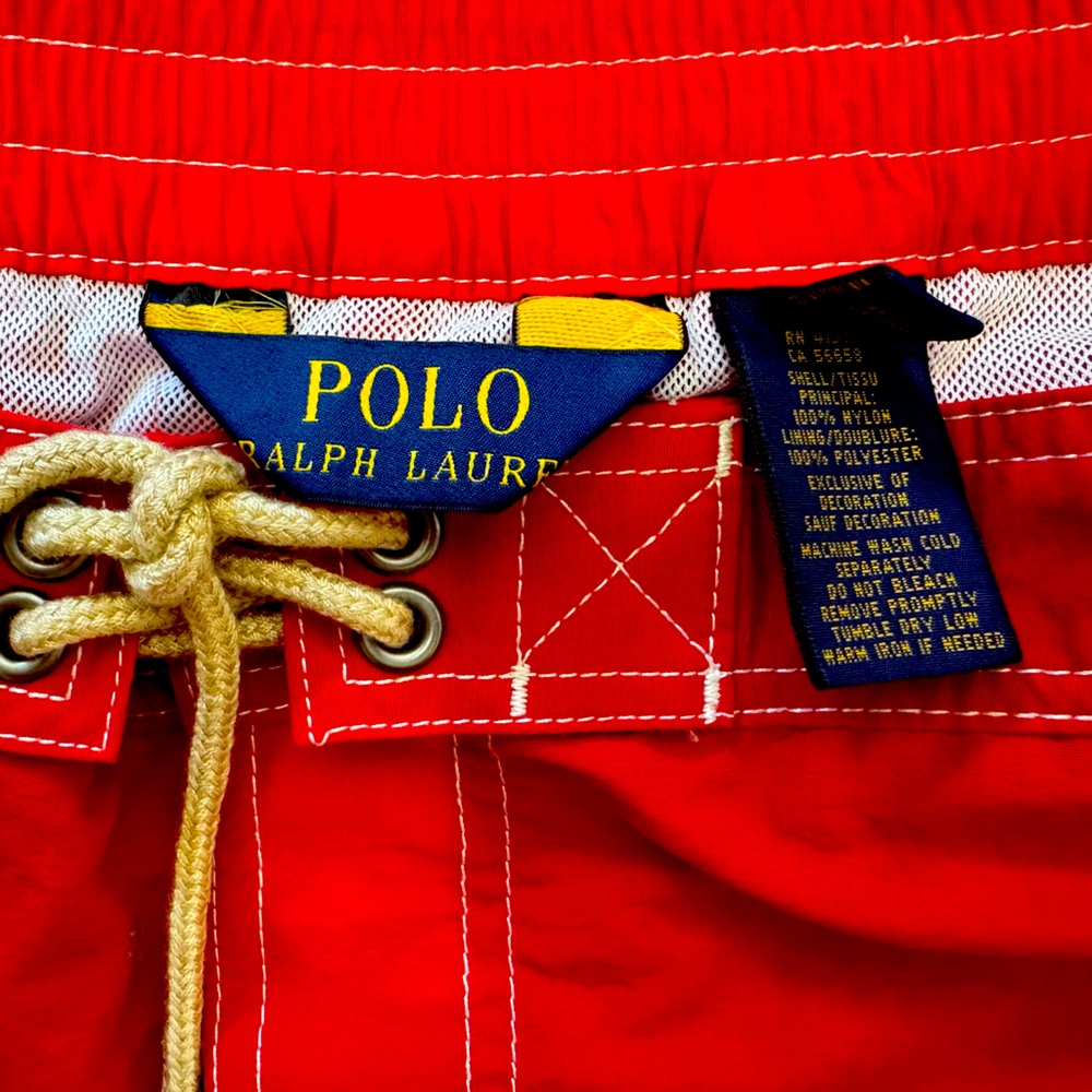 Polo swim trunks